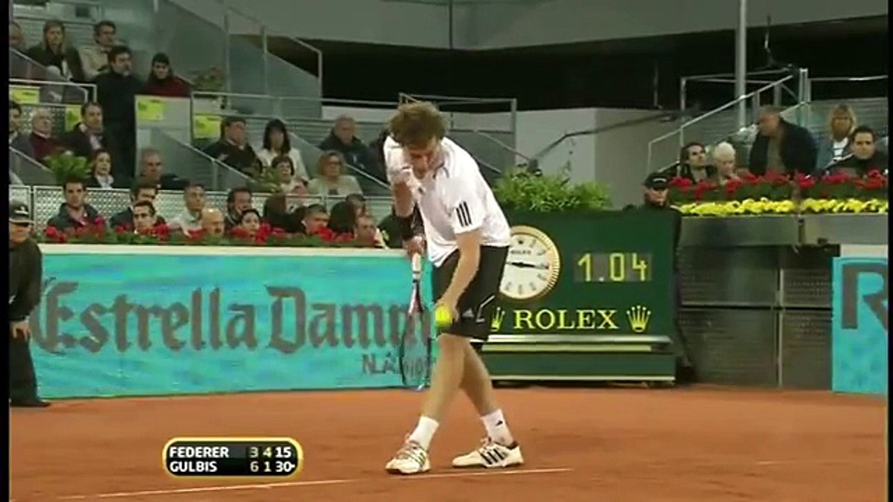 Roger Federer Head Fake GENIUS! Full HD 720p