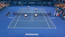 Roger Federer Freak Smash - Brisbane International 2014