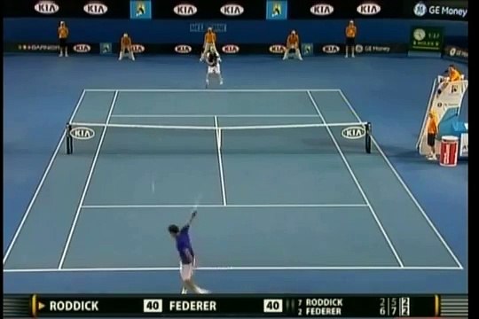 federermagic Andy Roddick Impersonates Roger Federer