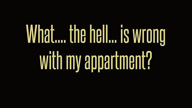 NOPE Spider infested apartment
