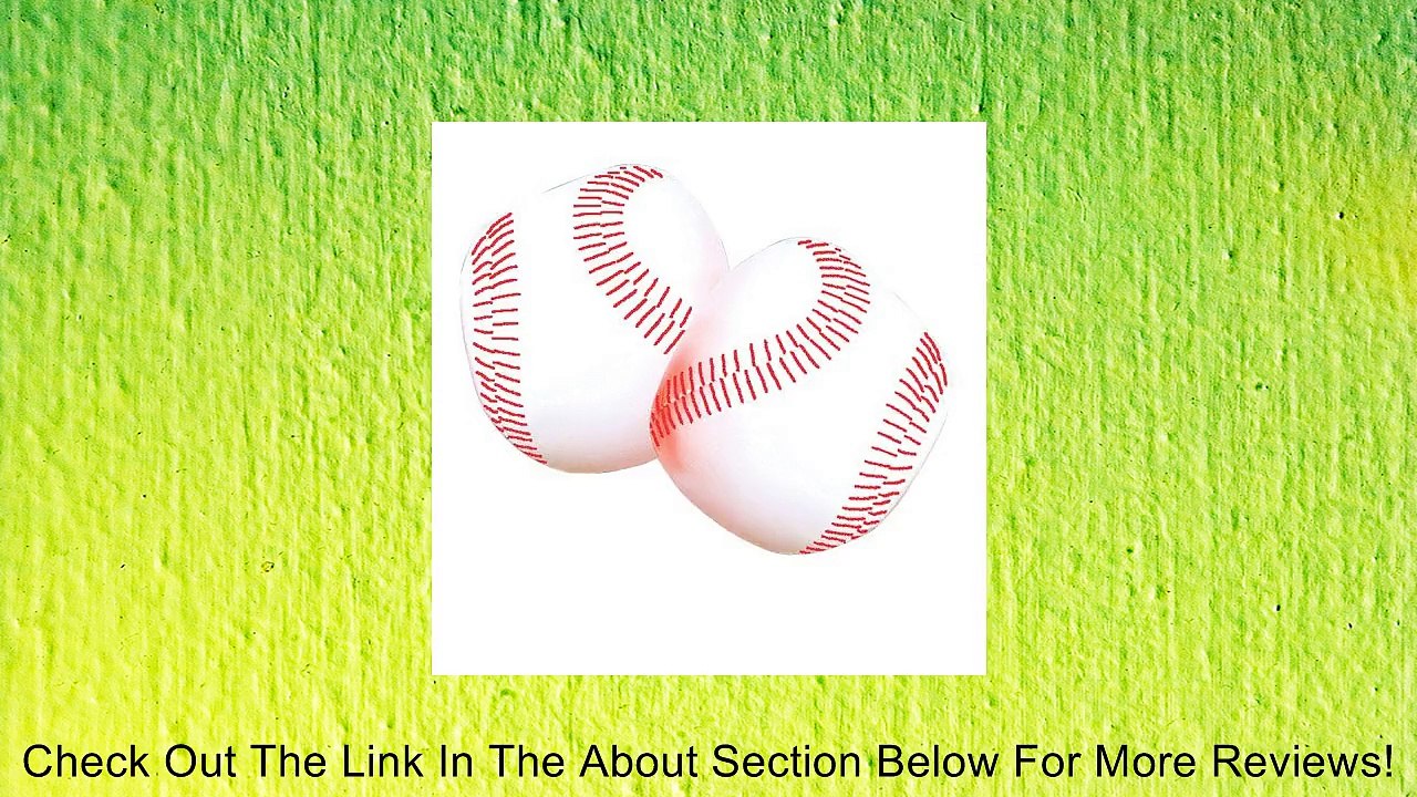 Dozen Foam Filled Baseball Design Balls - 4.5" Review