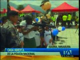 Policía Nacional presentó casa abierta en Ibarra
