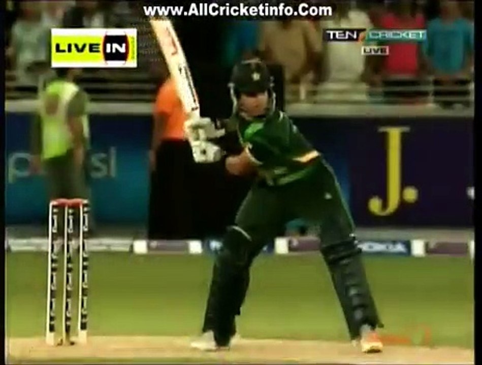 Pakistan vs Australia 2nd T20 Match Super Over  7-9-2012