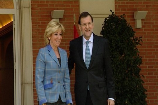 Rajoy elige a Aguirre y a Cifuentes para Madrid