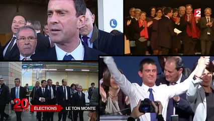 Départementales 2015 : Valls et Sarkozy montent le ton