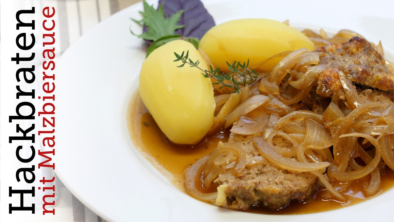 Rezept - Hackbraten mit Malzbiersauce (Red Kitchen - Folge 317)