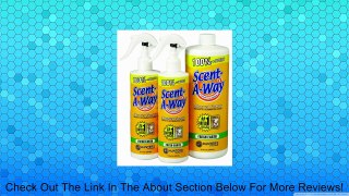 Hunter's Specialties Scent-A-Way Scent Elimination Fresh Earth Spray, Bonus Pack Review