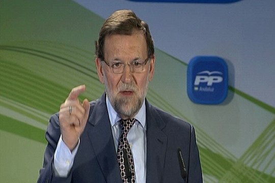 Rajoy pide un cambio de gobierno en Andalucía