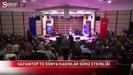 Gaziantep'te Dünya Kadınlar Günü etkinliği