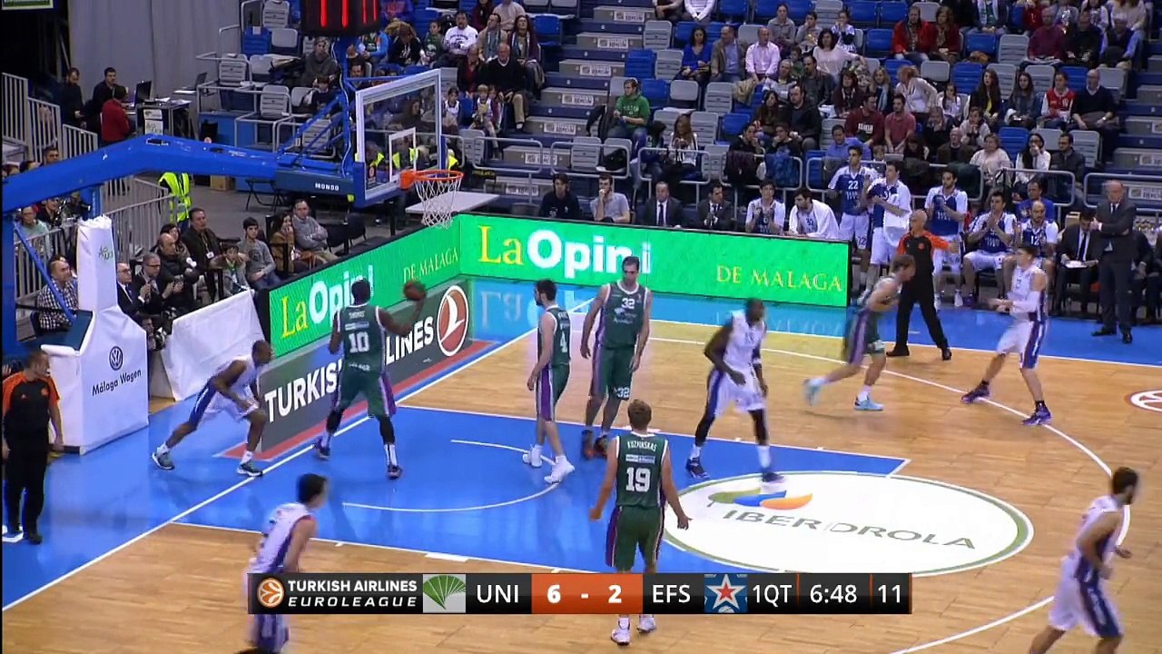 Highlights: Unicaja Malaga-Anadolu Efes Istanbul