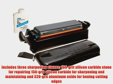 Norton IM313 -11.5 Three Stone Sharpening System - Fine India Medium Crystolon and Coarse Crystolon