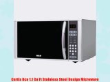 Curtis Rca 1.1 Cu Ft Stainless Steel Design Microwave