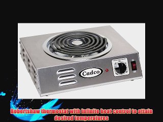 Cadco CSR-3T Countertop Hi-Power Single 120-Volt Hot Plate