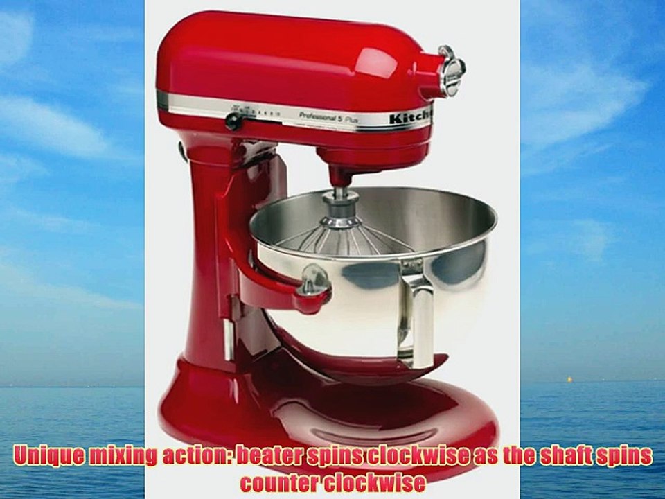 KitchenAid KV25GOXER Professional 5 Plus 5-Quart Stand Mixer Empire Red