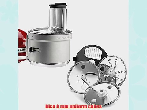 KitchenAid KSM2FPA Food Processor with Commercial Style Dicing Kit Silver