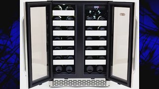 Whynter BWR-401DS Elite 40-Bottle Seamless Stainless Steel Door Dual Zone Built-in Wine Refrigerator