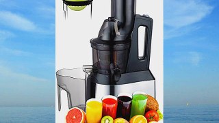 Whole Slow Juicer - Wide Feed Chute Big Mouth Whole Fruit Masticating Juicer - Wide Mouth Low