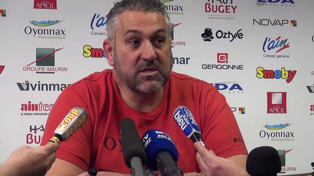 Rugby Top 14 - Christophe Urios réagit après Oyonnax - Toulouse 1ère partie