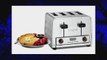 Waring Commercial WCT805B Heavy Duty Stainless Steel 208-volt Toaster with 4 Slots