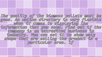 Find Reputable Shops For Biomass Pellets