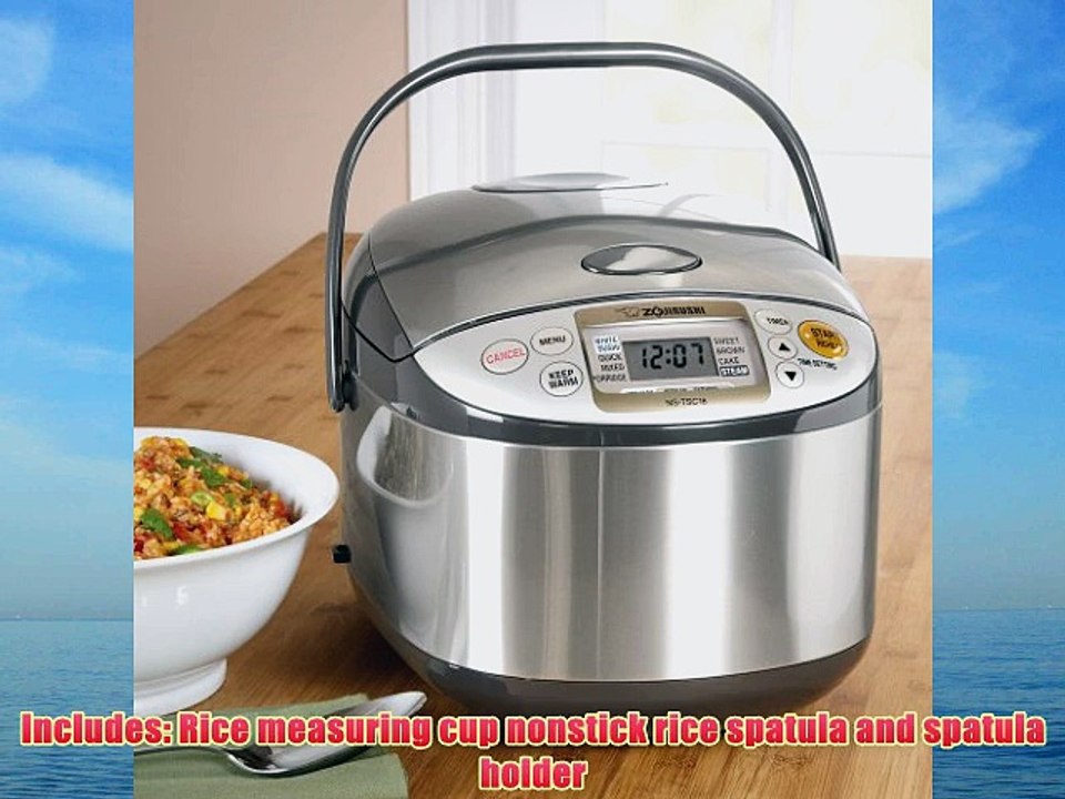 Zojirushi Micom Rice Cooker & Warmer NSTSC18  10 cup
