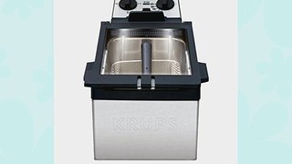 KRUPS KJ7000 Expert Stainless Steel Deep Fryer with Ventilation Technology 4.5-Liter Silver