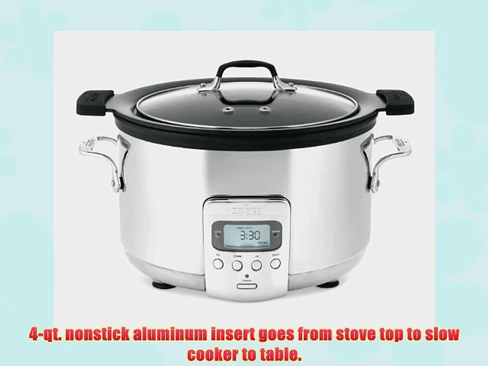 All-Clad Deluxe 4-QT. Slow Cooker with Cast Aluminum Insert