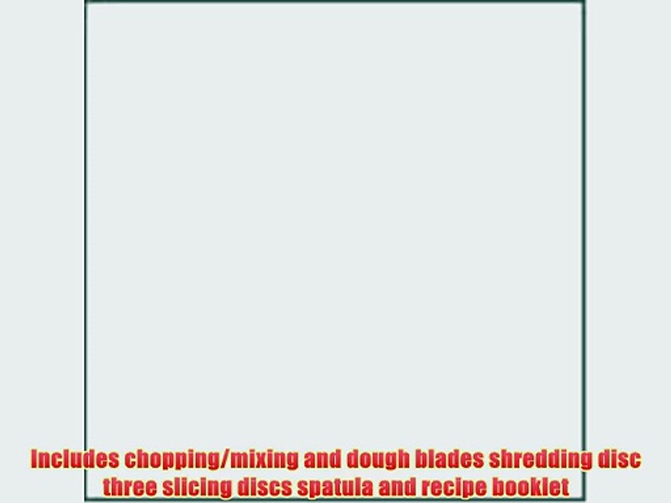 Cuisinart DLC-XPN Classic 20-Cup Food Processor White