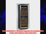 Avanti WCR682SS-2 166 Bottle Capacity Free-Standing Wine Cooler with Stainless Steel Frame