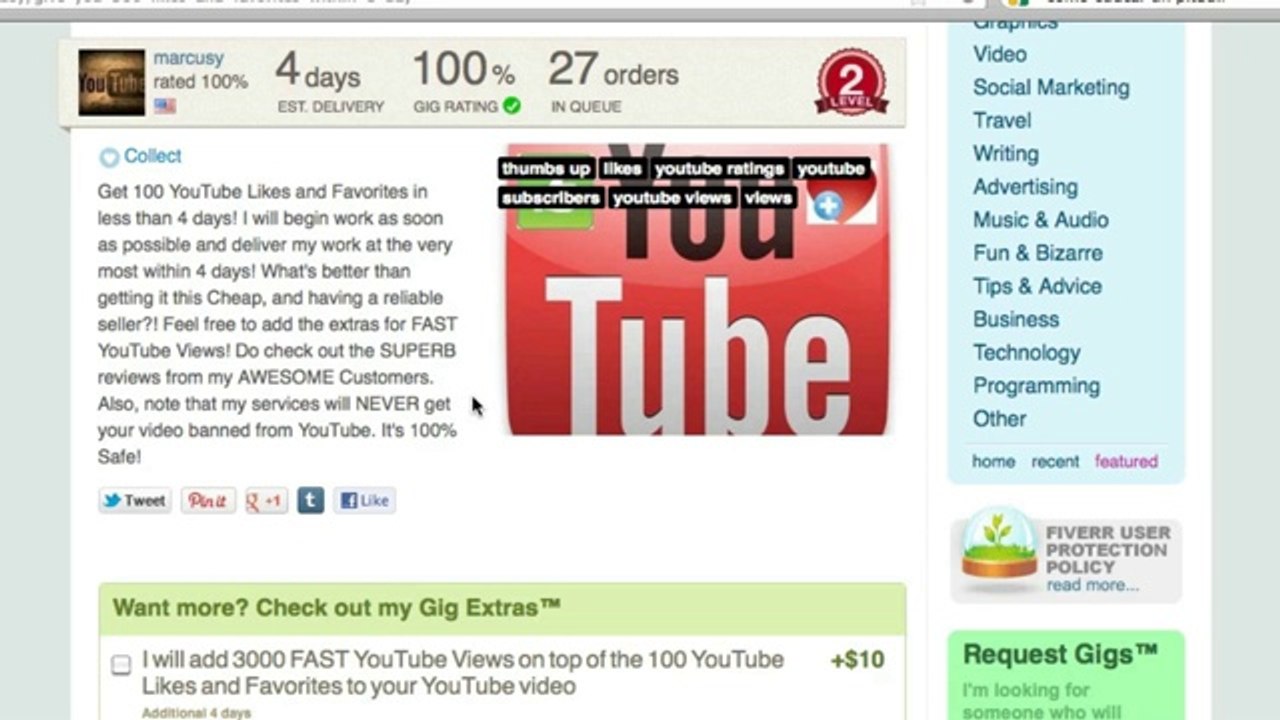 05.Sub-contratar Likes para tus videos   500 Dolares en 60 Dias