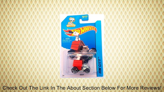 2015 Hot Wheels Snoopy with Dog House Car Peanuts Charlie Brown Charles Schulz * Vehicle #59/250 Review