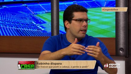 Robinho: "Se realmente quiséssemos 'pedir a cabeça' do treinador, teríamos pedido"