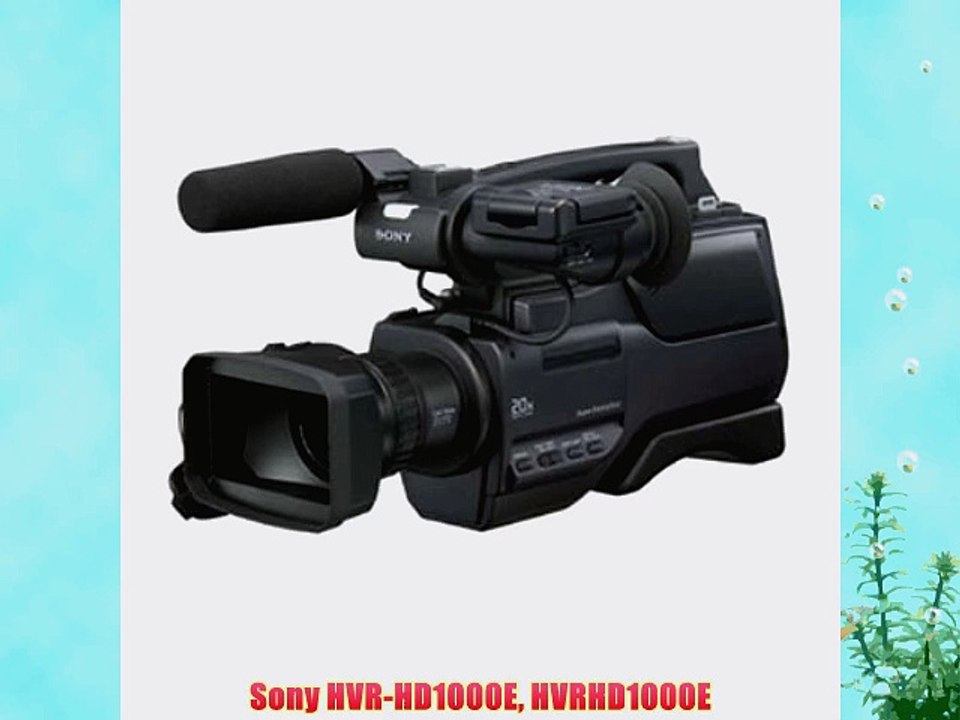 Sony hvr-hd1000e hvrhd1000e