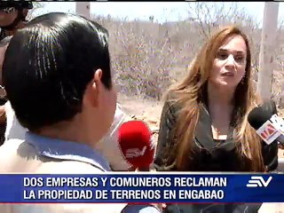 Disputa de terrenos en Engabao confronta a propietarios