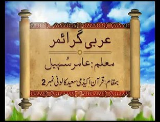 Arabic Grammar - Basic Level - Lecture63 _ Khaddam-ul-Quran