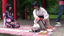 Chado 茶道 pokaz japońskiej ceremonii parzenia herbaty ( japanese tea ceremony )
