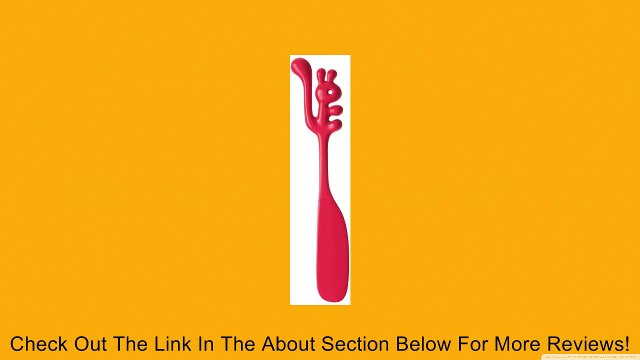 Koziol Yummi Solid Raspberry Red Spreader Spoon Review