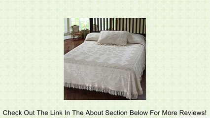 Martha Washington's Choice Bedspread with String Fringe Review