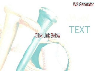 W2 Generator Full Download [Legit Download]