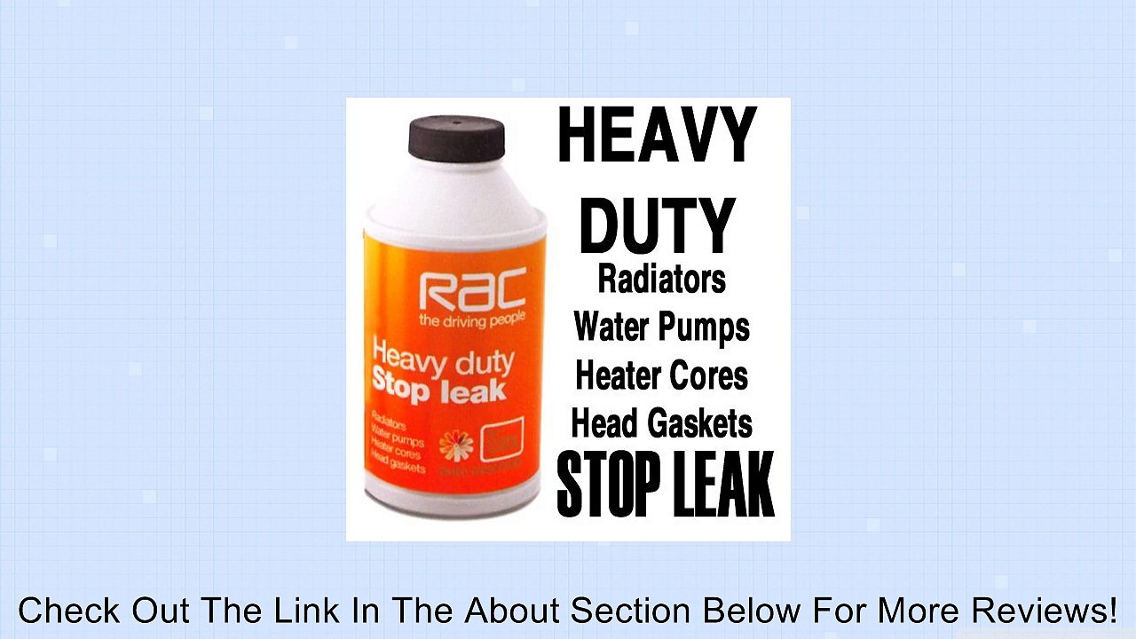 Rac-Car Van Radiator Heavy Duty Stop Leak Sealer Repair By Review