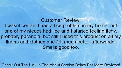 Hair Fairies Head Lice and Nit Zapping Laundry Additive Review