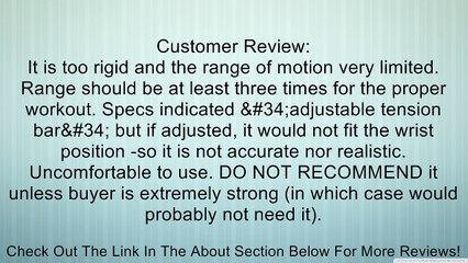 Power Wrist Forearm Strengthner Review