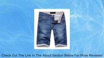 Wantdo Men Plus Size Summer Fashion Casual Denim Shorts 2219 Light Blue Review