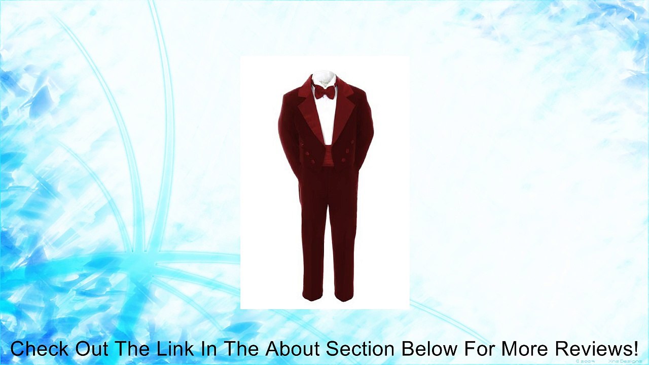 Unotux Boy Suit Burgundy Tail Tuxedo Review