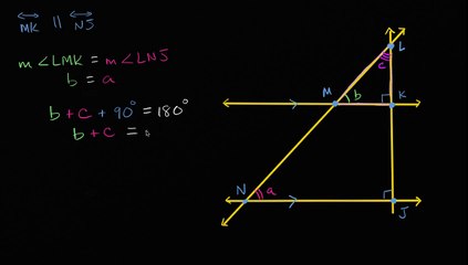Showing angles have same measure