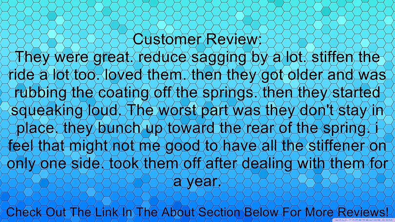 Mr. Gasket 1283 Coil Spring Twist - Set of 4 Review