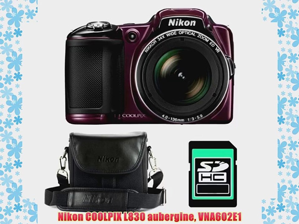 Nikon COOLPIX L830 aubergine VNA602E1