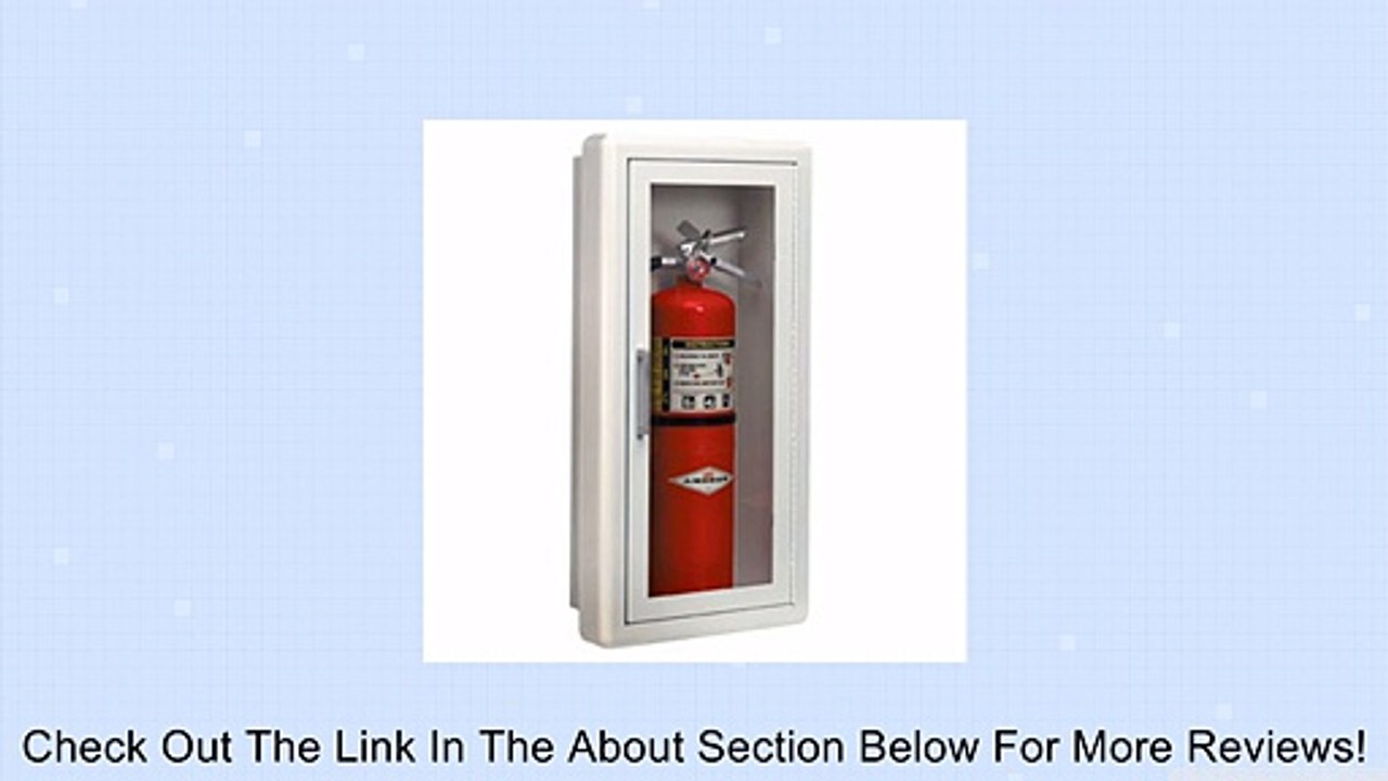 Fire Extinguisher Cabinet Ambassador Series Surface Mount Lock 26.5"x13"x6.625" Review
