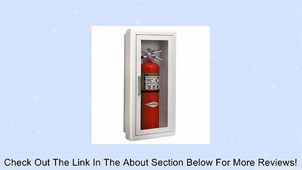Fire Extinguisher Cabinet Ambassador Series Surface Mount Lock 26.5"x13"x6.625" Review