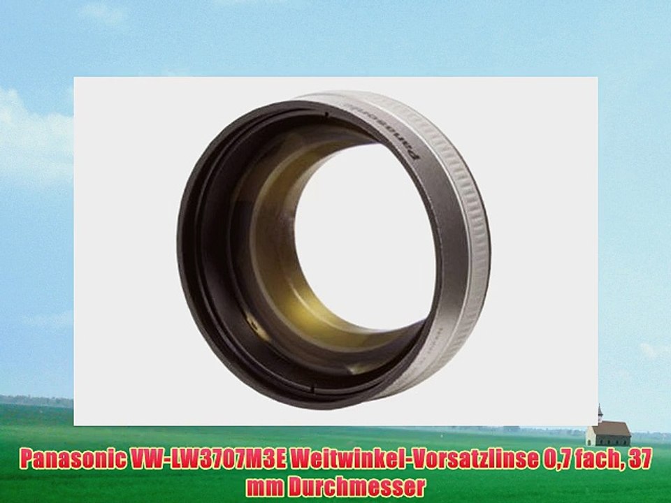Panasonic VW-LW3707M3E Weitwinkel-Vorsatzlinse 07 fach 37 mm Durchmesser